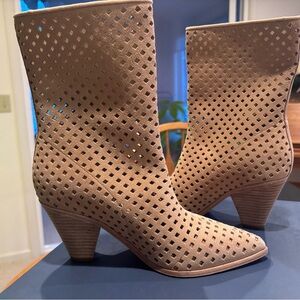 Never worn suede Paige boots with dust cover.  Nonsmoking home.